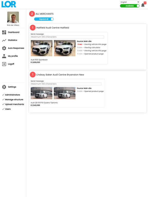 Screenshot #4 pour Live Online Retail