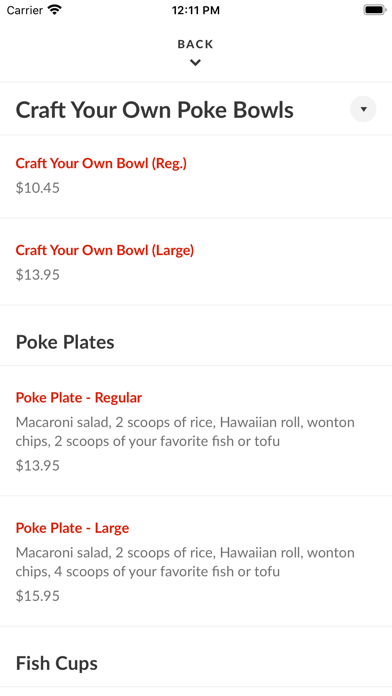 Fishbowl Poke Co. Screenshot