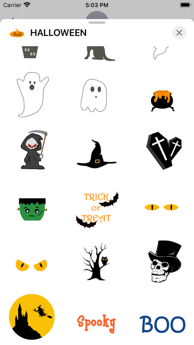 Screenshot #3 pour HALLOWEEN+ Sticker Pack
