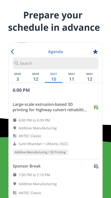 Events at SPE Screenshot