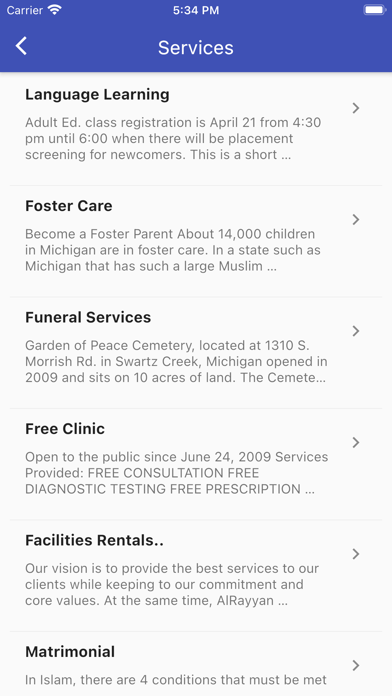 Flint Islamic Center Screenshot