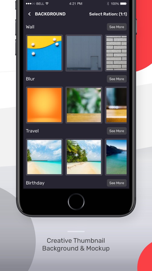 #3. Thumbnail Maker - Social Media (iOS) By: divyesh khunt