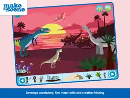 Game screenshot Make a Scene: Dinosaurs apk