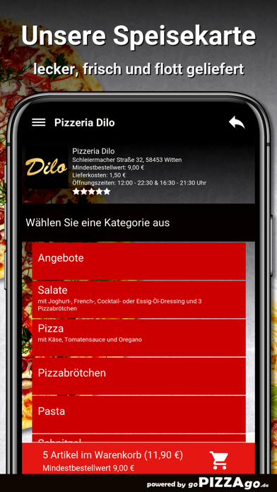 Dilo Witten Pizzeria Screenshot