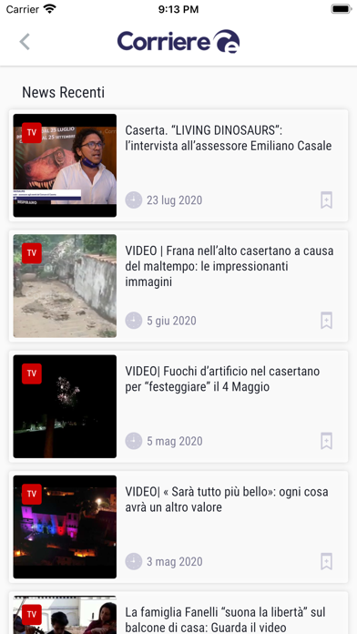 Corriere Ce Screenshot