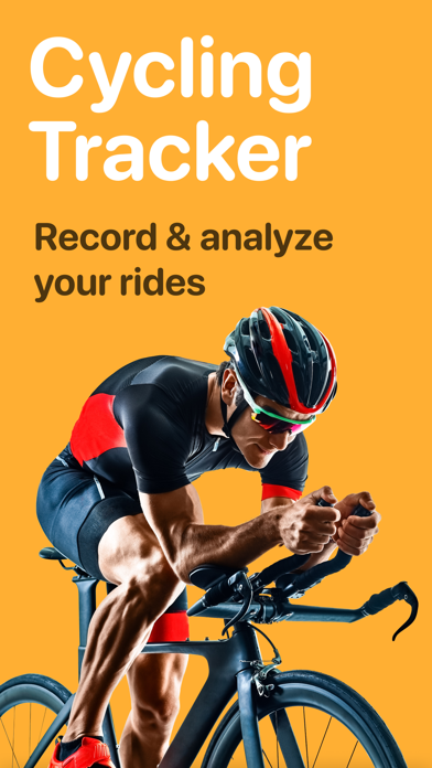 Bike Tracker & Cycling App Screenshot