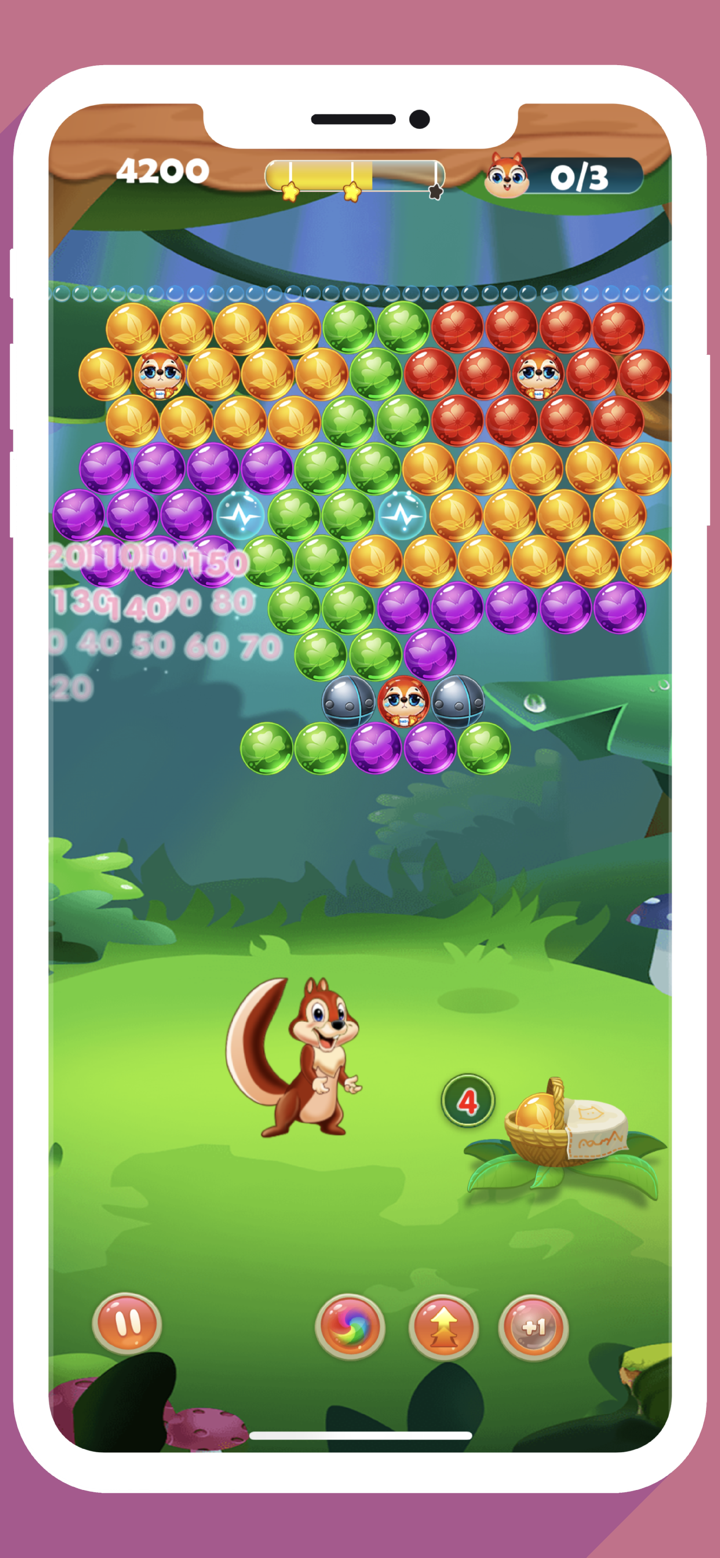 Bubble Shooter - Squirrel Ver screenshot 2