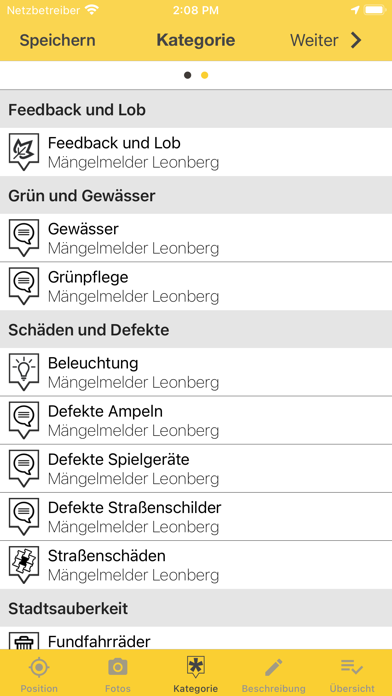 Leo-OH! Mängelmelder Leonberg Screenshot