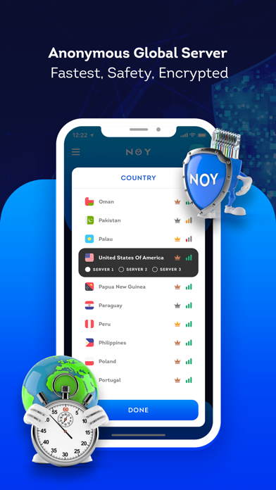 Noy - Anonymous internet VPN Screenshot