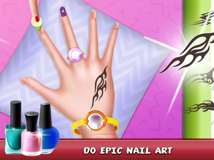 Nail Art Salon Makeover