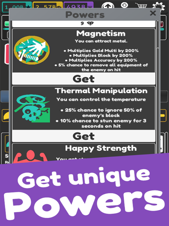 Screenshot #6 pour Idle Superpowers