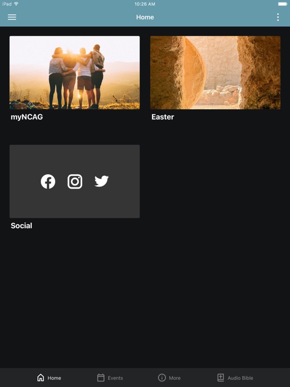 NC Assemblies of God iPad screenshot 1 - Education app