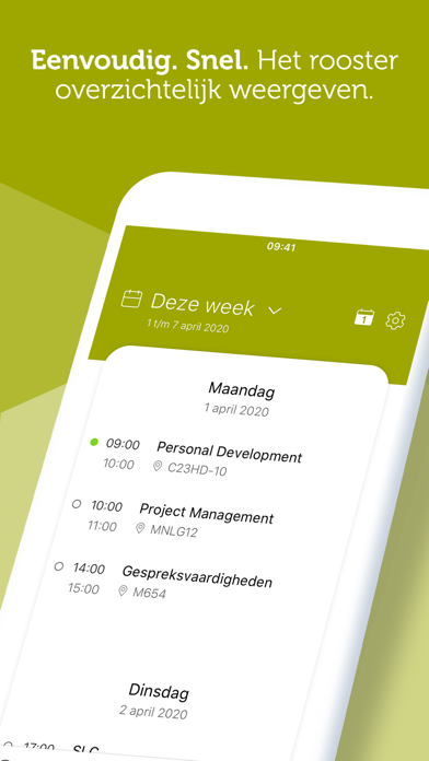 MijnHHS-studentenapp iPhone app afbeelding 3
