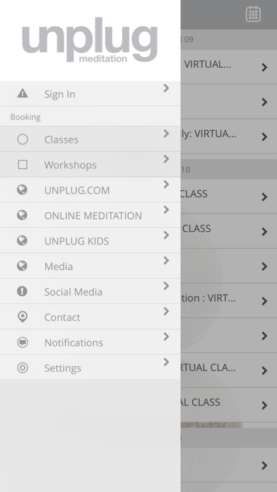 Unplug Meditation Booking screenshot 3