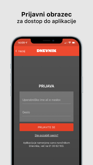 Časnik Dnevnik Screenshot