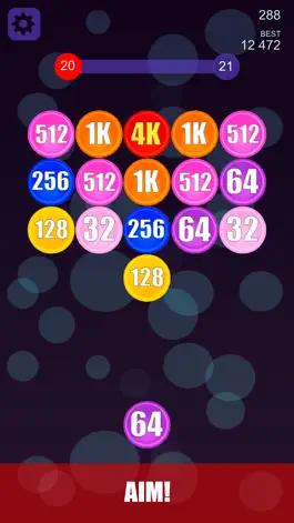 Game screenshot MergeDots2k - puzzle bubble apk