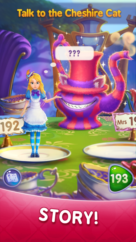 #4. WonderMatch Alice match three (iOS) 由: Alice Games FZE