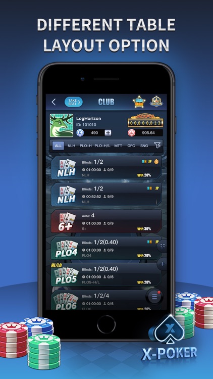 X-Poker - Holdem,Omaha,OFC