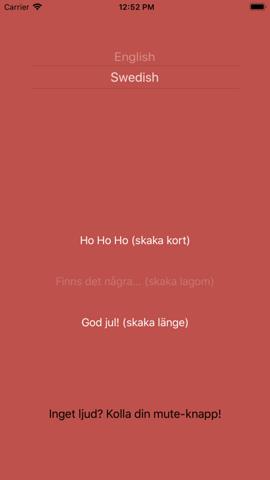 Santas Voice Screenshot