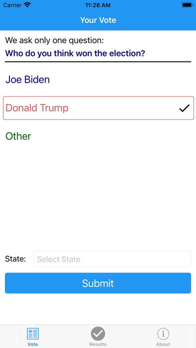 Vote - 2020 Screenshot