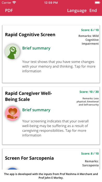 RGA Clinic Screenshot