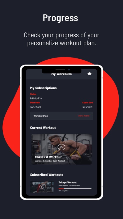 Infinity Fit Mobile App screenshot-3
