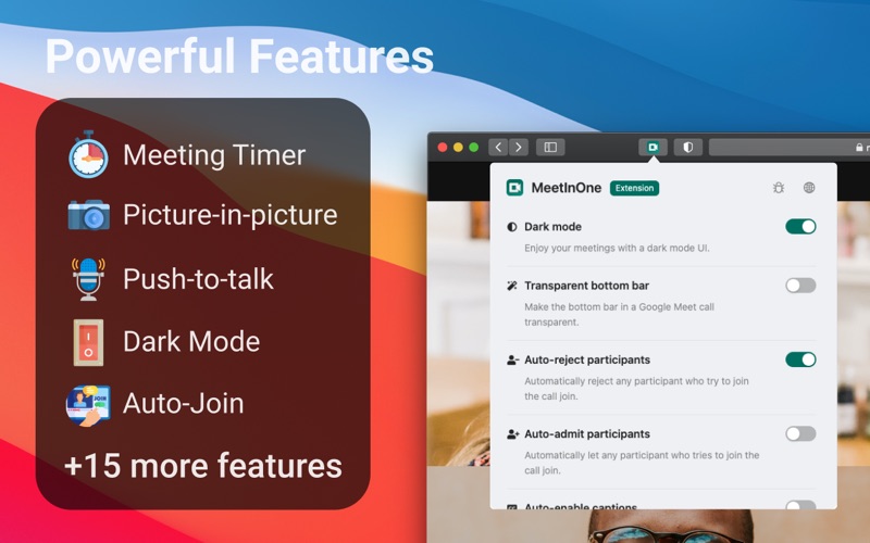 Screenshot #2 pour MeetInOne Pro for Safari