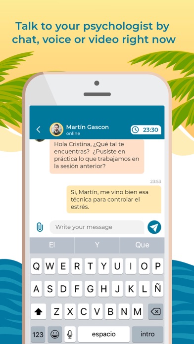 Psonríe - Psicólogos online Screenshot