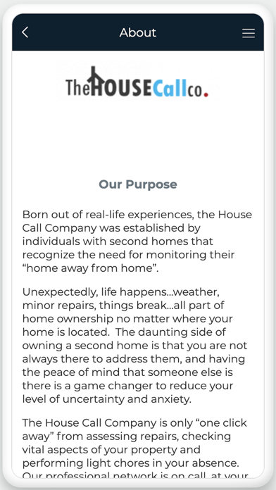 The House Call Company Screenshot