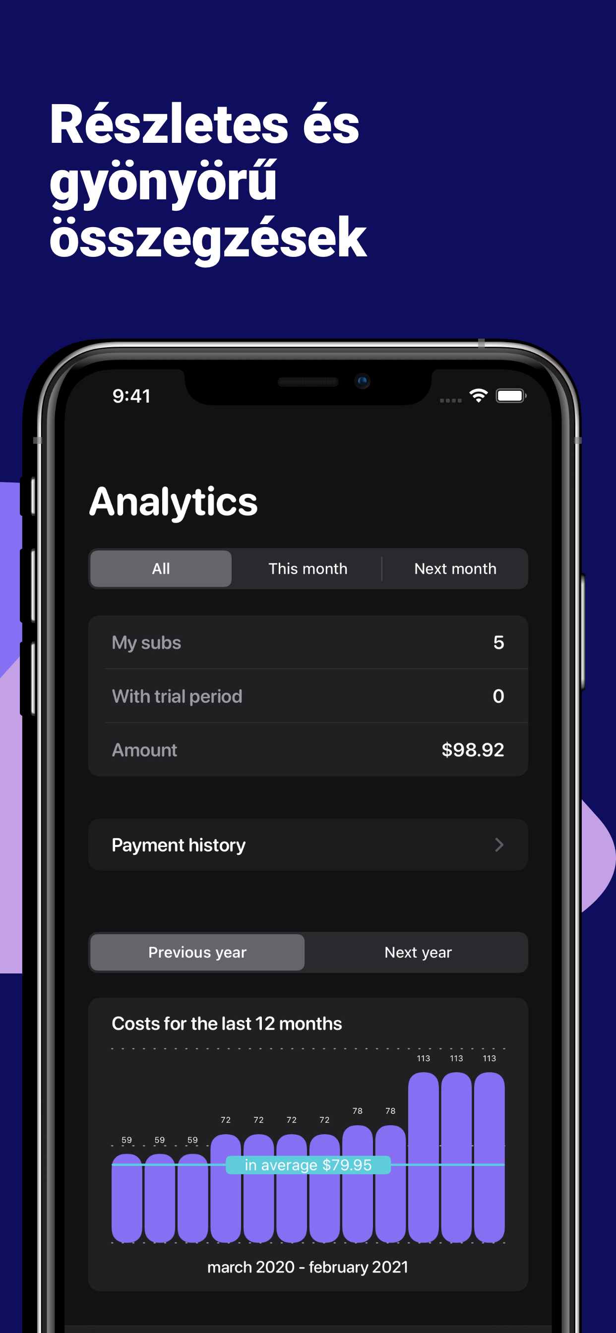 Subsee - Track Subscriptions