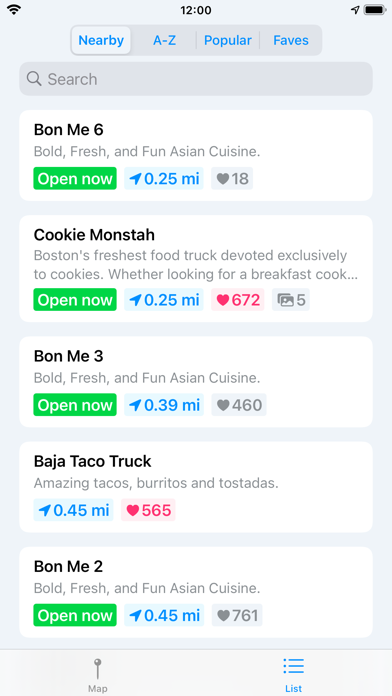 Street Food Boston Screenshot