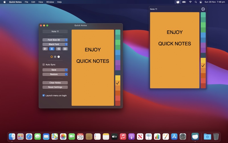 How to cancel & delete quick notes 2