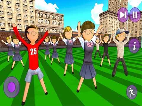 スティック 高い 学校 ゲーム 3Dのおすすめ画像3