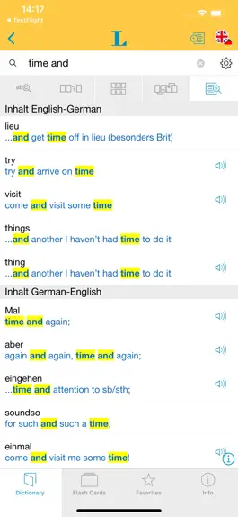 Game screenshot Big German English Dictionary apk
