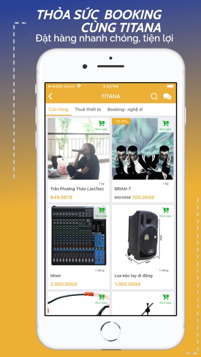 TITANA - Kết nối nghệ sĩ Screenshot