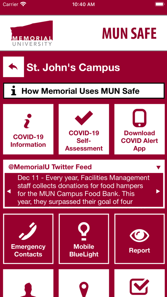 #1. MUN Safe (iOS) 由: Memorial University of Newfoundland