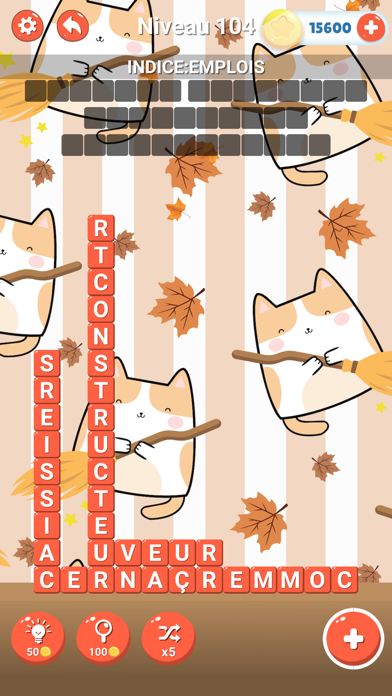 Screenshot #3 pour Mots croisés casse tete jeux