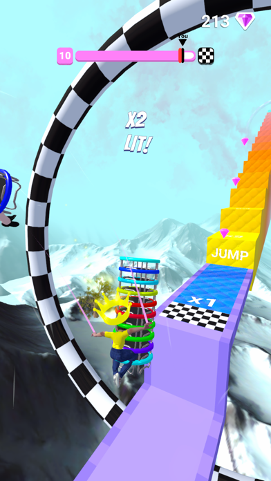 Trampoline Race Screenshot