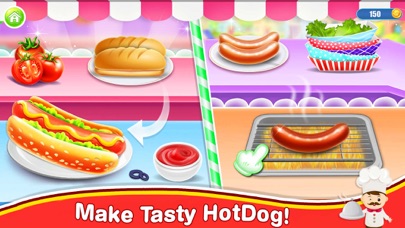 ホット 犬 バーガー 食物 ゲームのおすすめ画像2