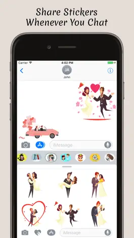 Game screenshot Animated Wedding Stickers hack