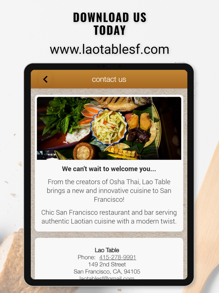Lao Table App