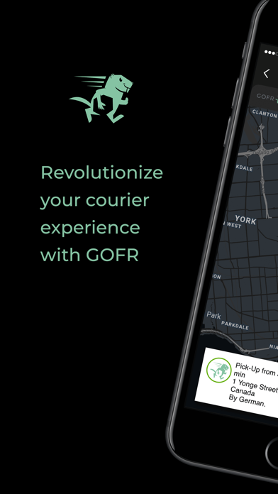 GOFR Courier Screenshot