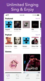 sing karaoke - unlimited songs iphone screenshot 1