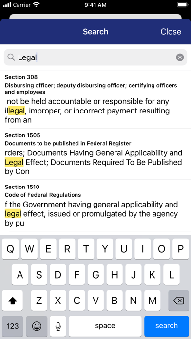 USC 44 by PocketLaw Screenshot 4 - AppWisp.com USC 44 by PocketLaw Screenshot 4 - AppWisp.com