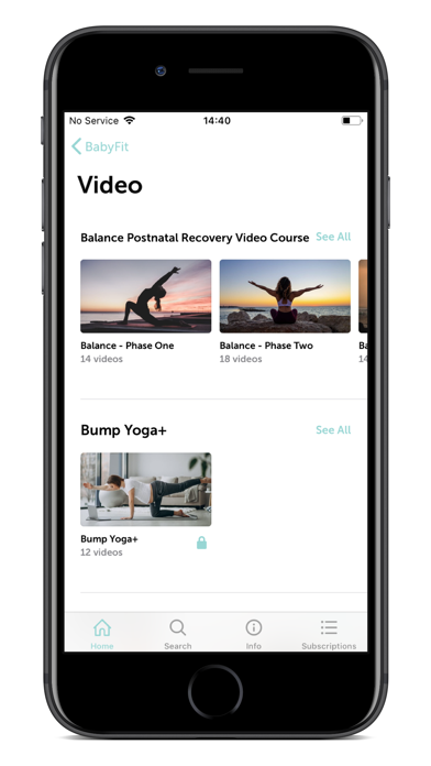 BabyFit App Screenshot