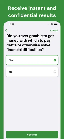 Game screenshot Gambling Addiction Test apk