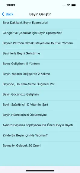 Game screenshot Beyin ve Hafıza Geliştir apk