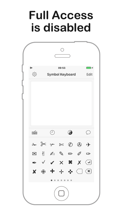 Screenshot #2 pour Symbol Keyboard for Texting
