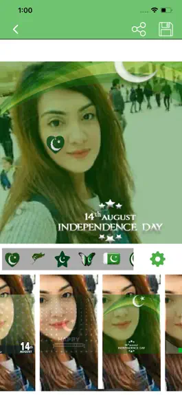 Game screenshot 14 August Pak Flag Face Maker mod apk