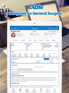 nAble General Surgery EMR screenshot #1 for iPad